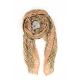 FOULARD RECTANGLE RETRO BLUSH