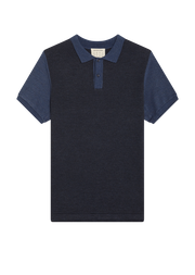 VEGAN POLO NAVY