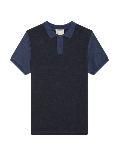 VEGAN POLO NAVY