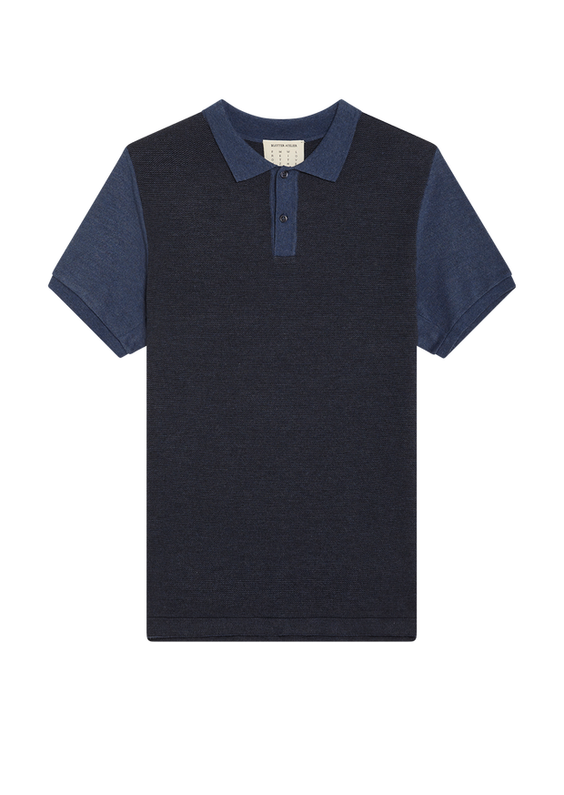 VEGAN POLO NAVY
