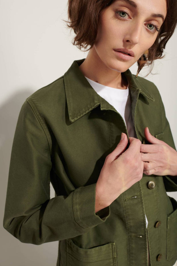 Veste de travail originale Moleskine khaki