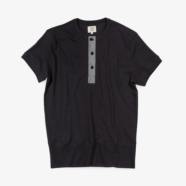 Henley Luzien – Noir Selvedge