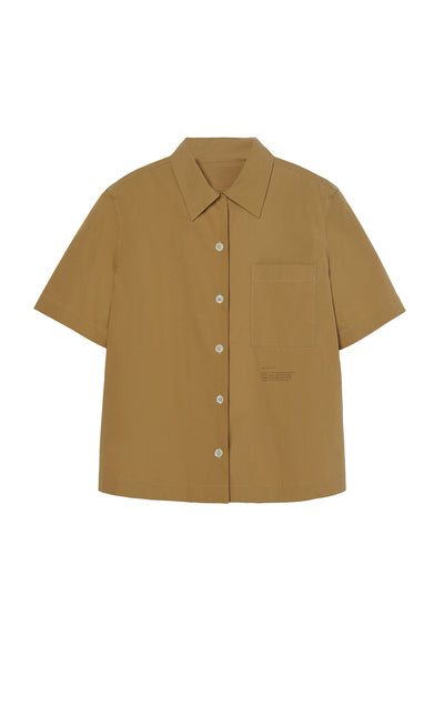 W SHIRT HARPER PPLIN CAMEL
